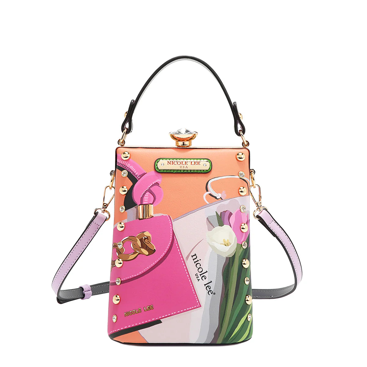DIAMOND STONE CLUTCH - PRT16613 VIRTUAL FRIEND / NAIL POLSHI / SUN AND SAND / VIOLET BLOSSOM  MARTHA TRAVELS ITALY / QUEEN CLEOPATRA / DREMA COMES TRUE / SAMANTHA LA BELLEZA