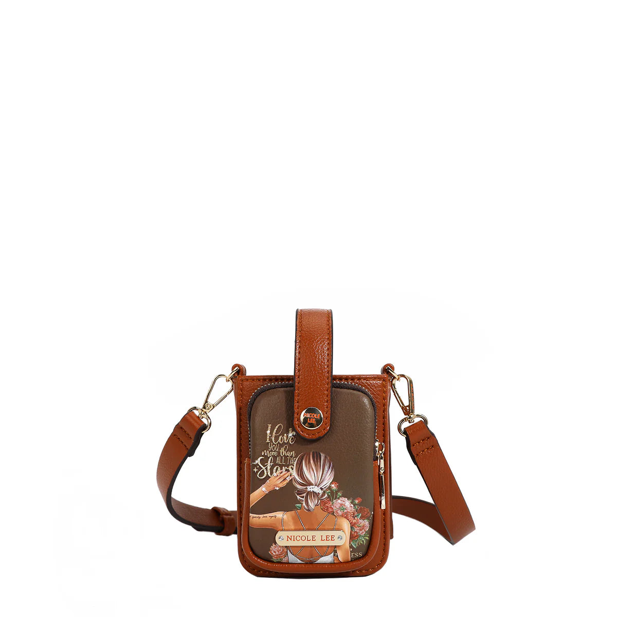 STRAP PHONE CASE CROSSBODY -  PRT17145 SAMANTHA LA BELLEZA / HOLLYWOOD DRIVE / AKIKO LA  BELLEZA / BEST SMILE / SOFIA MONTANA / DREAM COMES TURE / QUEEN CLEOPATRA / SUN AND SAND / NAIL POLISH / MARTHA TRAVELS ITALY / BLIND DATE / LADIES NIGHT OUT
