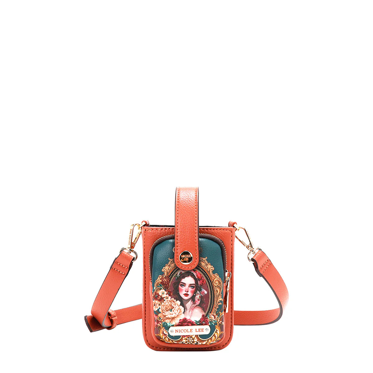 STRAP PHONE CASE CROSSBODY -  PRT17145 SAMANTHA LA BELLEZA / HOLLYWOOD DRIVE / AKIKO LA  BELLEZA / BEST SMILE / SOFIA MONTANA / DREAM COMES TURE / QUEEN CLEOPATRA / SUN AND SAND / NAIL POLISH / MARTHA TRAVELS ITALY / BLIND DATE / LADIES NIGHT OUT