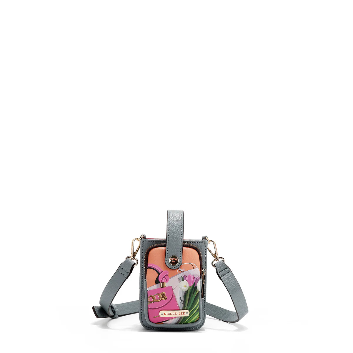 STRAP PHONE CASE CROSSBODY -  PRT17145 SAMANTHA LA BELLEZA / HOLLYWOOD DRIVE / AKIKO LA  BELLEZA / BEST SMILE / SOFIA MONTANA / DREAM COMES TURE / QUEEN CLEOPATRA / SUN AND SAND / NAIL POLISH / MARTHA TRAVELS ITALY / BLIND DATE / LADIES NIGHT OUT