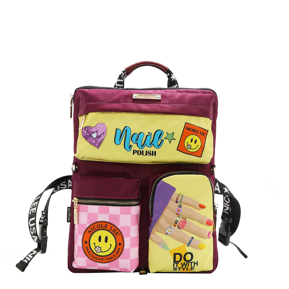 LUGGAGE HARNESS -  PRT17301 MARTHA TRAVELS ITALY / VIOLET BLOSSOM / NAIL POLISH / SUN AND SAND / DREAM COMES TRUE