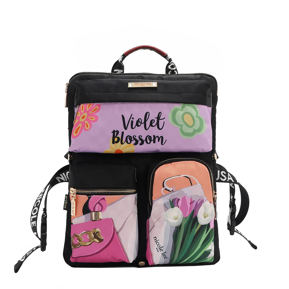 LUGGAGE HARNESS -  PRT17301 MARTHA TRAVELS ITALY / VIOLET BLOSSOM / NAIL POLISH / SUN AND SAND / DREAM COMES TRUE