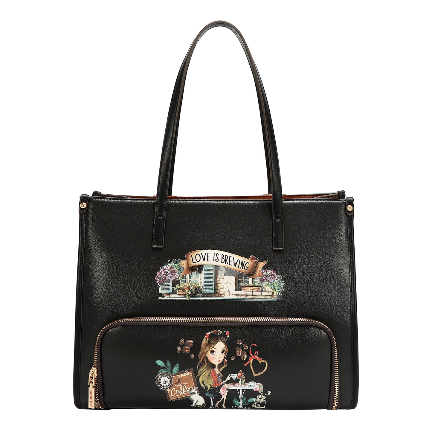 FASHION INSULATED LUNCH TOTE BAG - PRT17613 VIRTUAL FRIEND