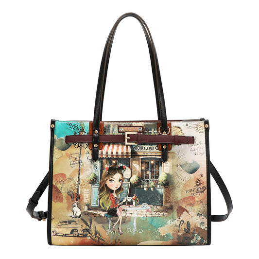 FASHION INSULATED LUNCH TOTE BAG - PRT17613 VIRTUAL FRIEND