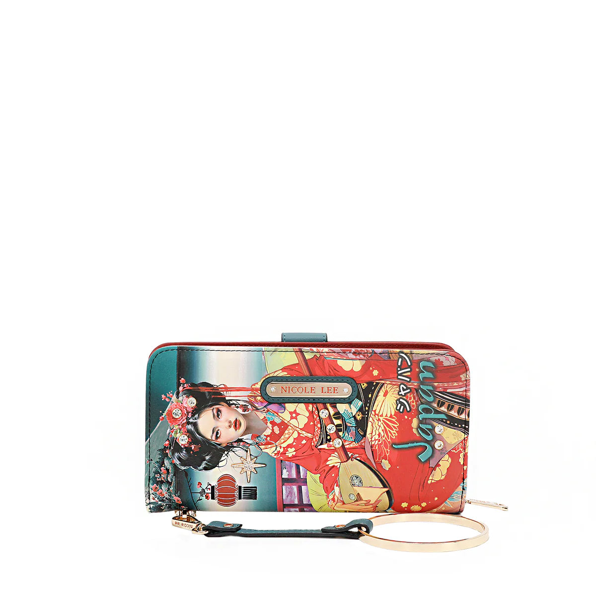 NL SIGNATURE BIFOLD WALLET WRISTLET - PRT6700 VIRTUAL FRIEND / AKIKO LA BELLEZA / THE QUEEN / NAIL POLISH / SUN AND SAND / QUEEN CLEOPAARTA / DREAM COMES TRUE / SOFIA MONTAN / BEST SMILE