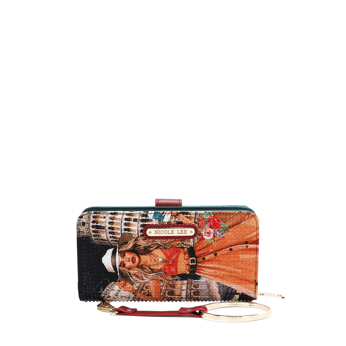 NL SIGNATURE BIFOLD WALLET WRISTLET - PRT6700 VIRTUAL FRIEND / AKIKO LA BELLEZA / THE QUEEN / NAIL POLISH / SUN AND SAND / QUEEN CLEOPAARTA / DREAM COMES TRUE / SOFIA MONTAN / BEST SMILE