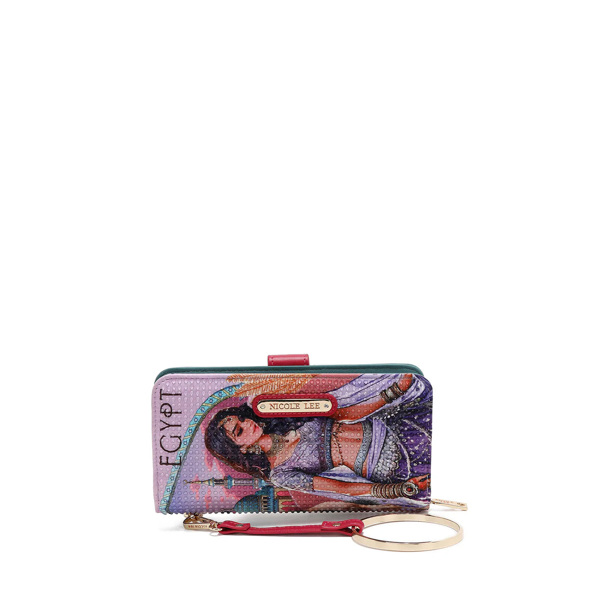 NL SIGNATURE BIFOLD WALLET WRISTLET - PRT6700 VIRTUAL FRIEND / AKIKO LA BELLEZA / THE QUEEN / NAIL POLISH / SUN AND SAND / QUEEN CLEOPAARTA / DREAM COMES TRUE / SOFIA MONTAN / BEST SMILE