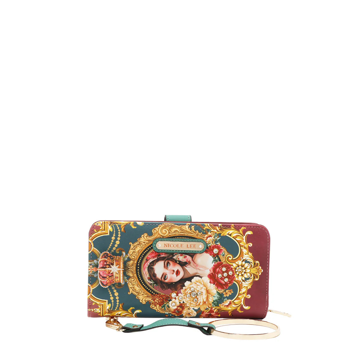 NL SIGNATURE BIFOLD WALLET WRISTLET - PRT6700 VIRTUAL FRIEND / AKIKO LA BELLEZA / THE QUEEN / NAIL POLISH / SUN AND SAND / QUEEN CLEOPAARTA / DREAM COMES TRUE / SOFIA MONTAN / BEST SMILE