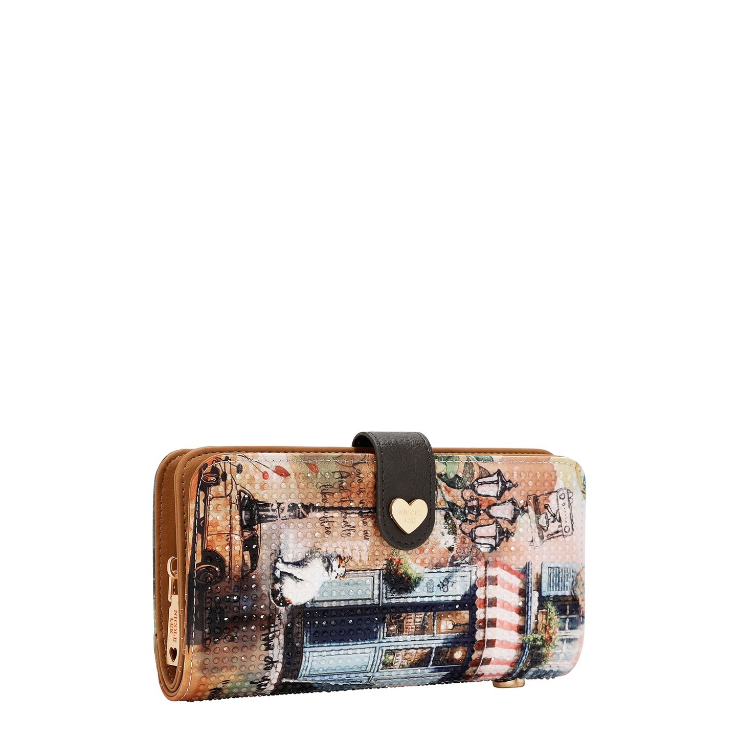 NL SIGNATURE BIFOLD WALLET WRISTLET - PRT6700 VIRTUAL FRIEND / AKIKO LA BELLEZA / THE QUEEN / NAIL POLISH / SUN AND SAND / QUEEN CLEOPAARTA / DREAM COMES TRUE / SOFIA MONTAN / BEST SMILE