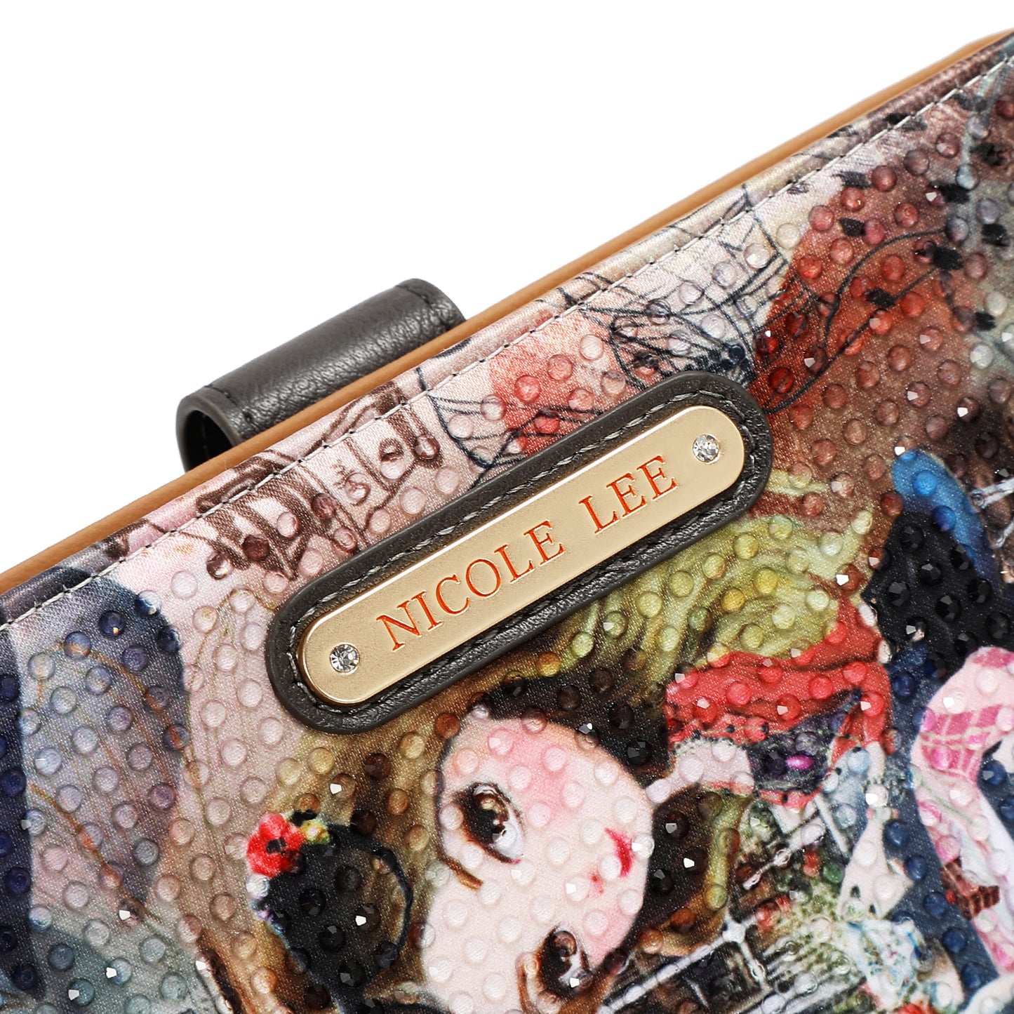 NL SIGNATURE BIFOLD WALLET WRISTLET - PRT6700 VIRTUAL FRIEND / AKIKO LA BELLEZA / THE QUEEN / NAIL POLISH / SUN AND SAND / QUEEN CLEOPAARTA / DREAM COMES TRUE / SOFIA MONTAN / BEST SMILE
