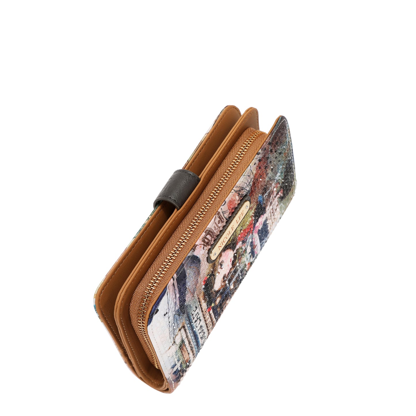 NL SIGNATURE BIFOLD WALLET WRISTLET - PRT6700 VIRTUAL FRIEND / AKIKO LA BELLEZA / THE QUEEN / NAIL POLISH / SUN AND SAND / QUEEN CLEOPAARTA / DREAM COMES TRUE / SOFIA MONTAN / BEST SMILE