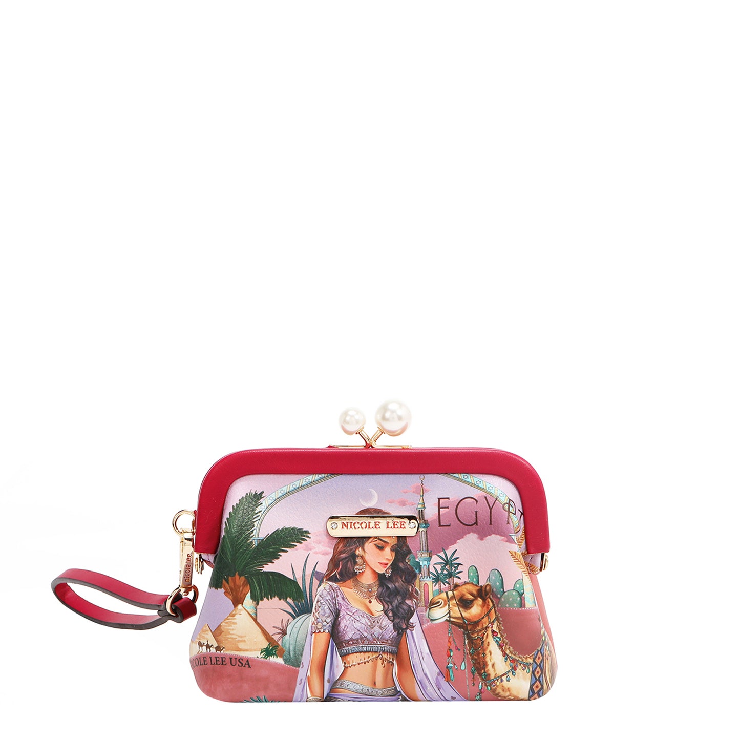 CHELSEA PEARL COIN PURSE - PRT7400 EMOTION / VIRTUAL FRIEND / BEST SMILE / SAMANTHA LA BELLEZA / QUEEN CLOPATRA / NAIL POLISH / MARTHA TRAVEL ITALY