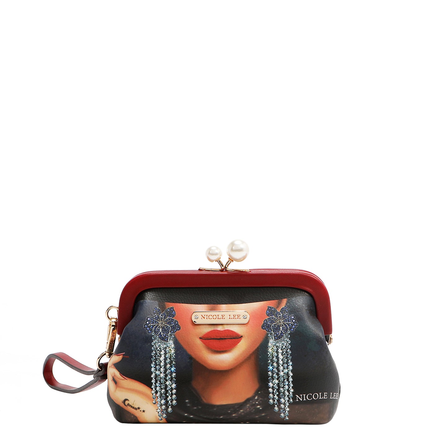 CHELSEA PEARL COIN PURSE - PRT7400 EMOTION / VIRTUAL FRIEND / BEST SMILE / SAMANTHA LA BELLEZA / QUEEN CLOPATRA / NAIL POLISH / MARTHA TRAVEL ITALY