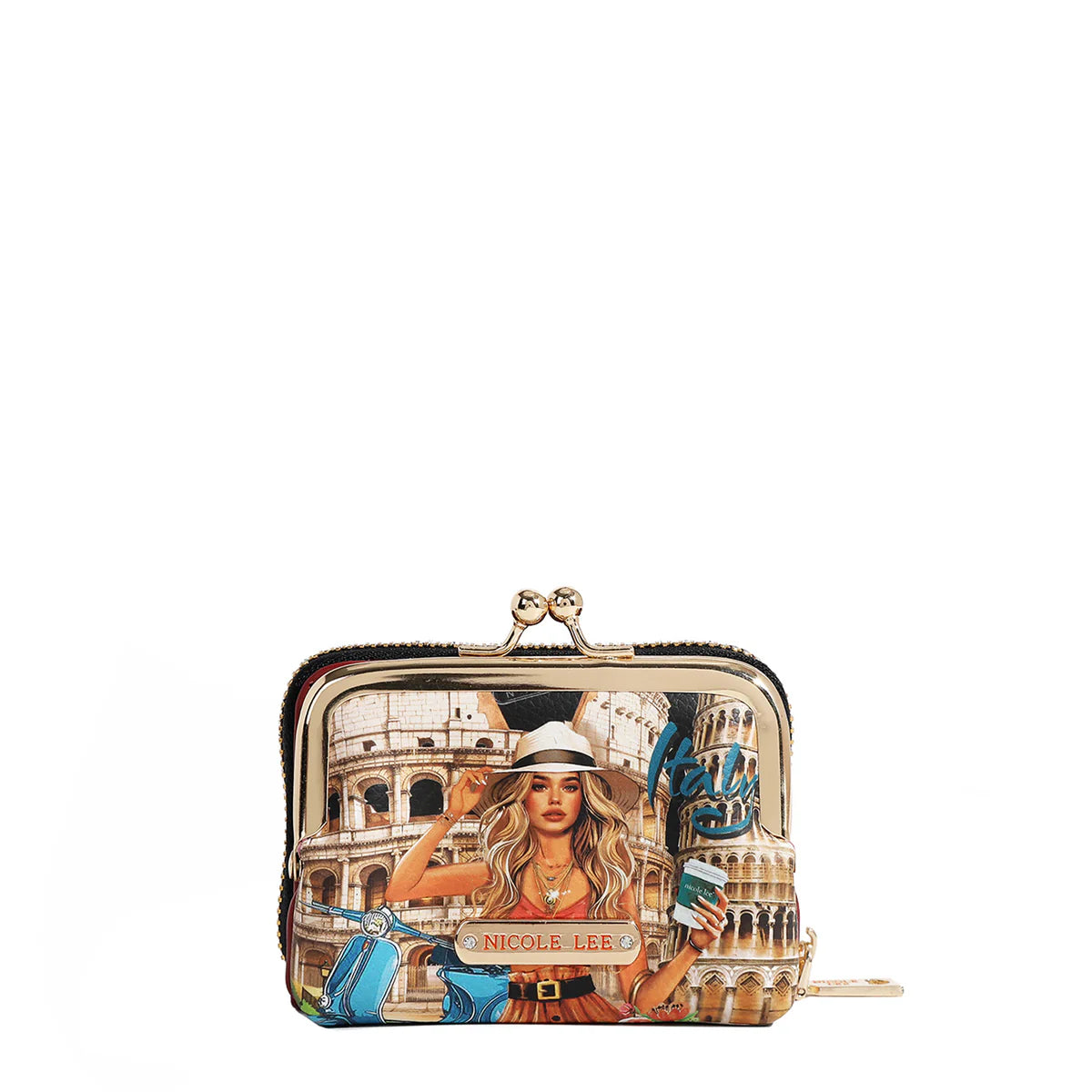 JULIA MINI WALLET -  PRT7451 VIRTUAL FRIEND / MARTHA TRAAVELS ITALY / VIOLET BLOSSOM / NAIL POLISH / SUN AND SAND / QUEEN CLEOPATRA / DREAM COMES TRUE / SAMATHA LA BELLEZA / BEST SMILE