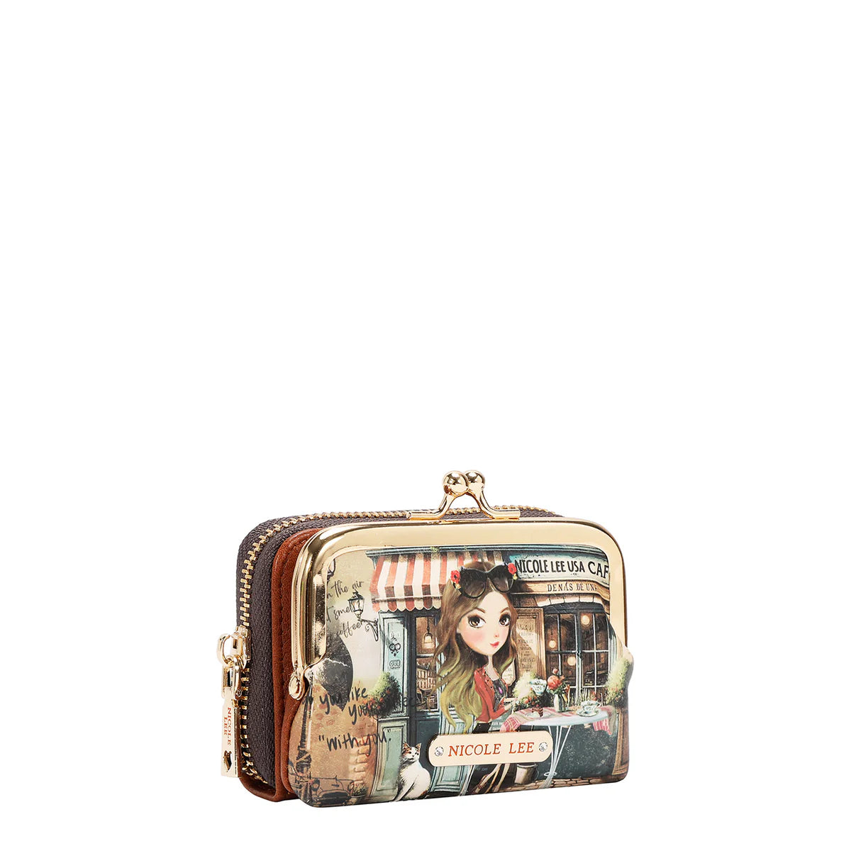 JULIA MINI WALLET -  PRT7451 VIRTUAL FRIEND / MARTHA TRAAVELS ITALY / VIOLET BLOSSOM / NAIL POLISH / SUN AND SAND / QUEEN CLEOPATRA / DREAM COMES TRUE / SAMATHA LA BELLEZA / BEST SMILE