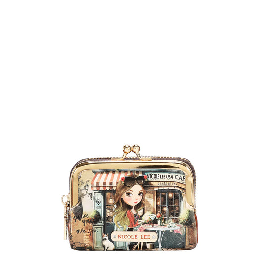 JULIA MINI WALLET -  PRT7451 VIRTUAL FRIEND / MARTHA TRAAVELS ITALY / VIOLET BLOSSOM / NAIL POLISH / SUN AND SAND / QUEEN CLEOPATRA / DREAM COMES TRUE / SAMATHA LA BELLEZA / BEST SMILE