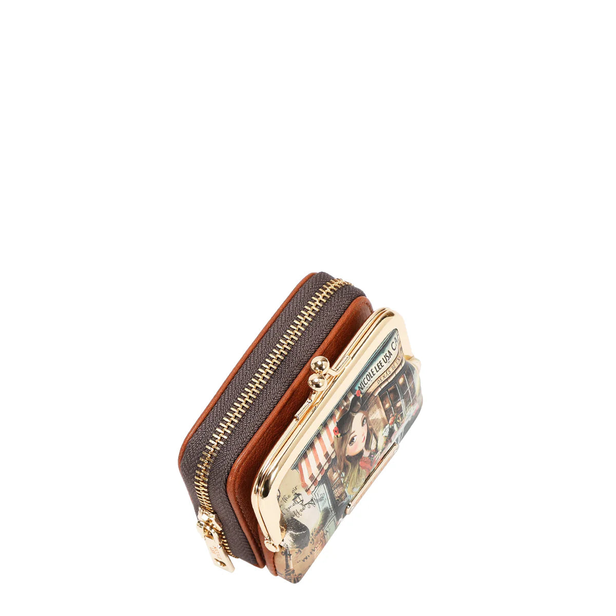 JULIA MINI WALLET -  PRT7451 VIRTUAL FRIEND / MARTHA TRAAVELS ITALY / VIOLET BLOSSOM / NAIL POLISH / SUN AND SAND / QUEEN CLEOPATRA / DREAM COMES TRUE / SAMATHA LA BELLEZA / BEST SMILE