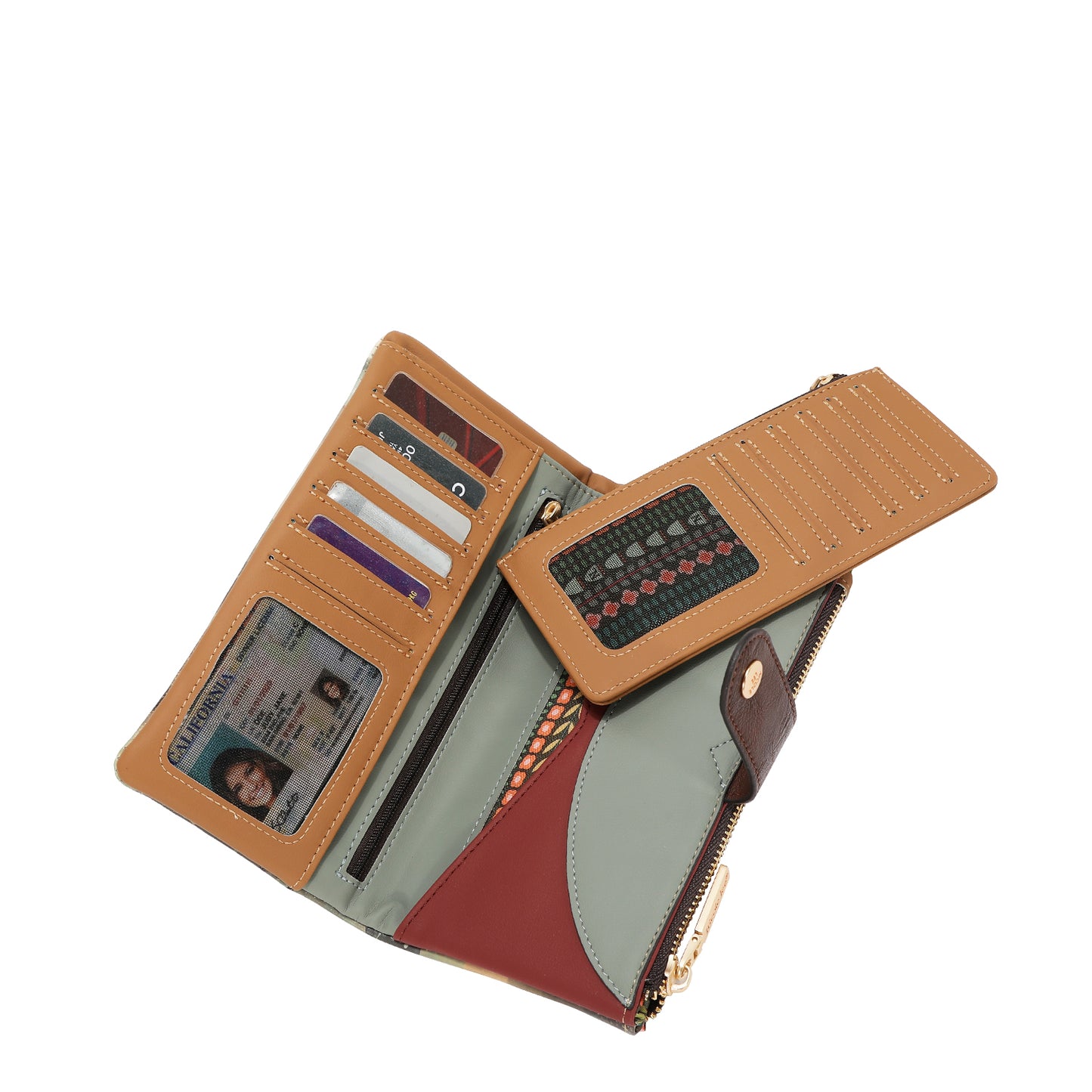 AMANDA 2 PIECE BIFOLD WALLET 0 PRT7455 VIRTUAL FRIEND
