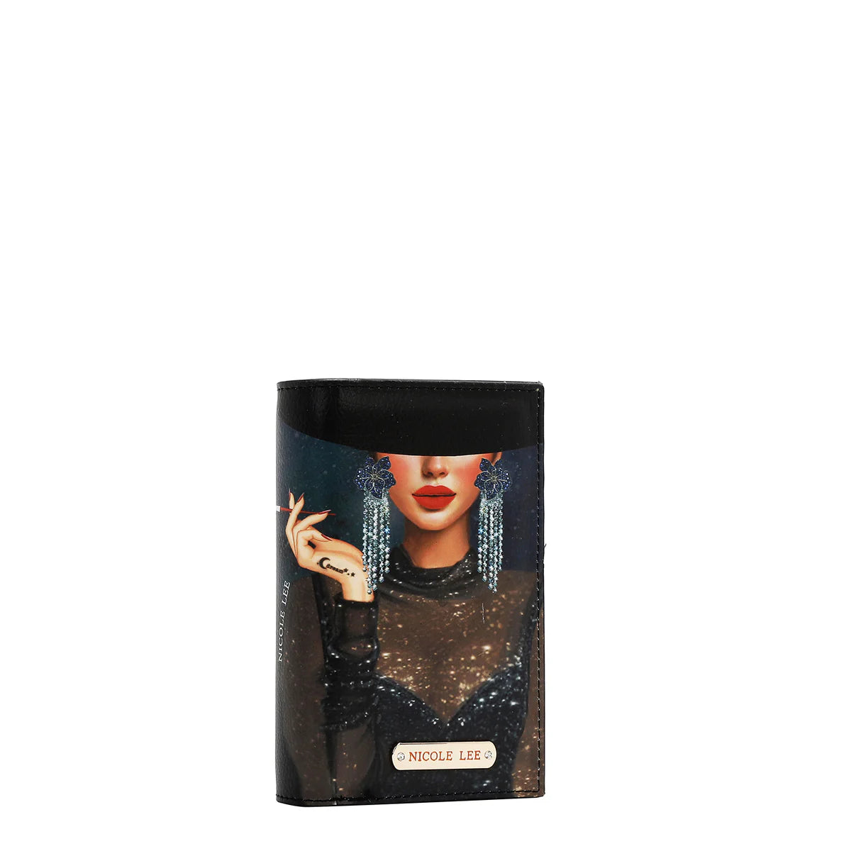 BIFOLD CENTER ZIP WALLET - PRT7702 VIRTUAL FRIEND / HOLLYWOOD DRIVE / THE QUEEN / SAMANTHA LA BELLEZA / BEST SMILE / QUEEN CLEOPARTA / DREM COMES TURE / MARTHA TRAVELS ITALY