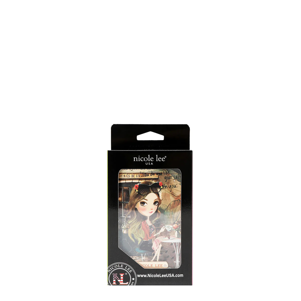 BIFOLD CENTER ZIP WALLET - PRT7702 VIRTUAL FRIEND / HOLLYWOOD DRIVE / THE QUEEN / SAMANTHA LA BELLEZA / BEST SMILE / QUEEN CLEOPARTA / DREM COMES TURE / MARTHA TRAVELS ITALY