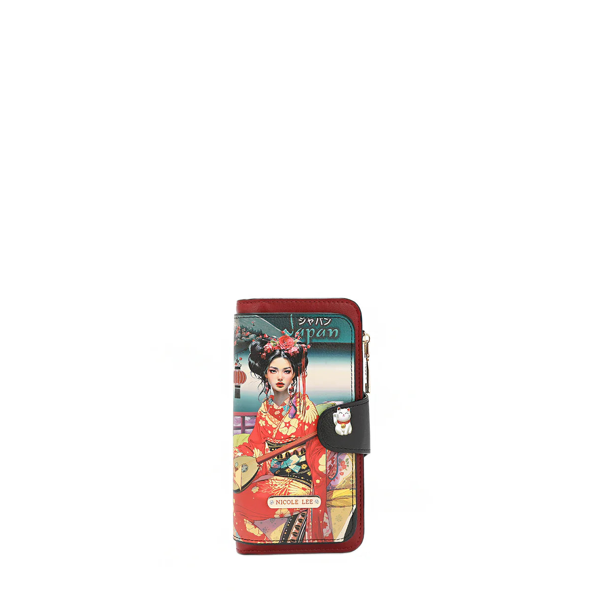 BIFOLD LAYERED WALLET - PRT7703 VIRTUAL FRIEND / THE QUEEN / MARTHA TRAVELS ITALY / VIOLET BLOSSOM . NAIL POLISH / SUN AND SAND / QUEEN CLEOPARTA / DREAM COMES TURE / SOFIA MONTANA / SAMANTHA LA BELLEZA /