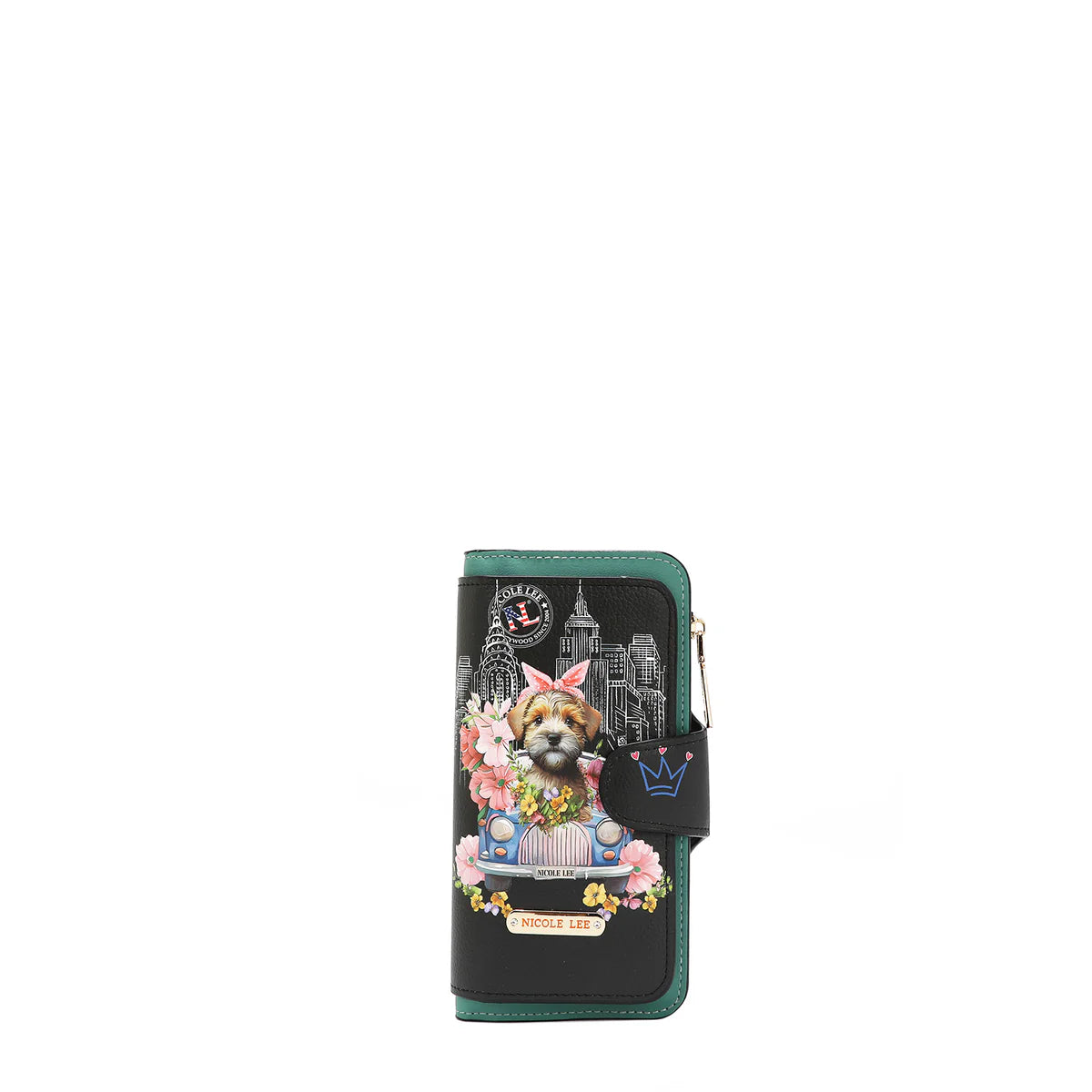 BIFOLD LAYERED WALLET - PRT7703 VIRTUAL FRIEND / THE QUEEN / MARTHA TRAVELS ITALY / VIOLET BLOSSOM . NAIL POLISH / SUN AND SAND / QUEEN CLEOPARTA / DREAM COMES TURE / SOFIA MONTANA / SAMANTHA LA BELLEZA /