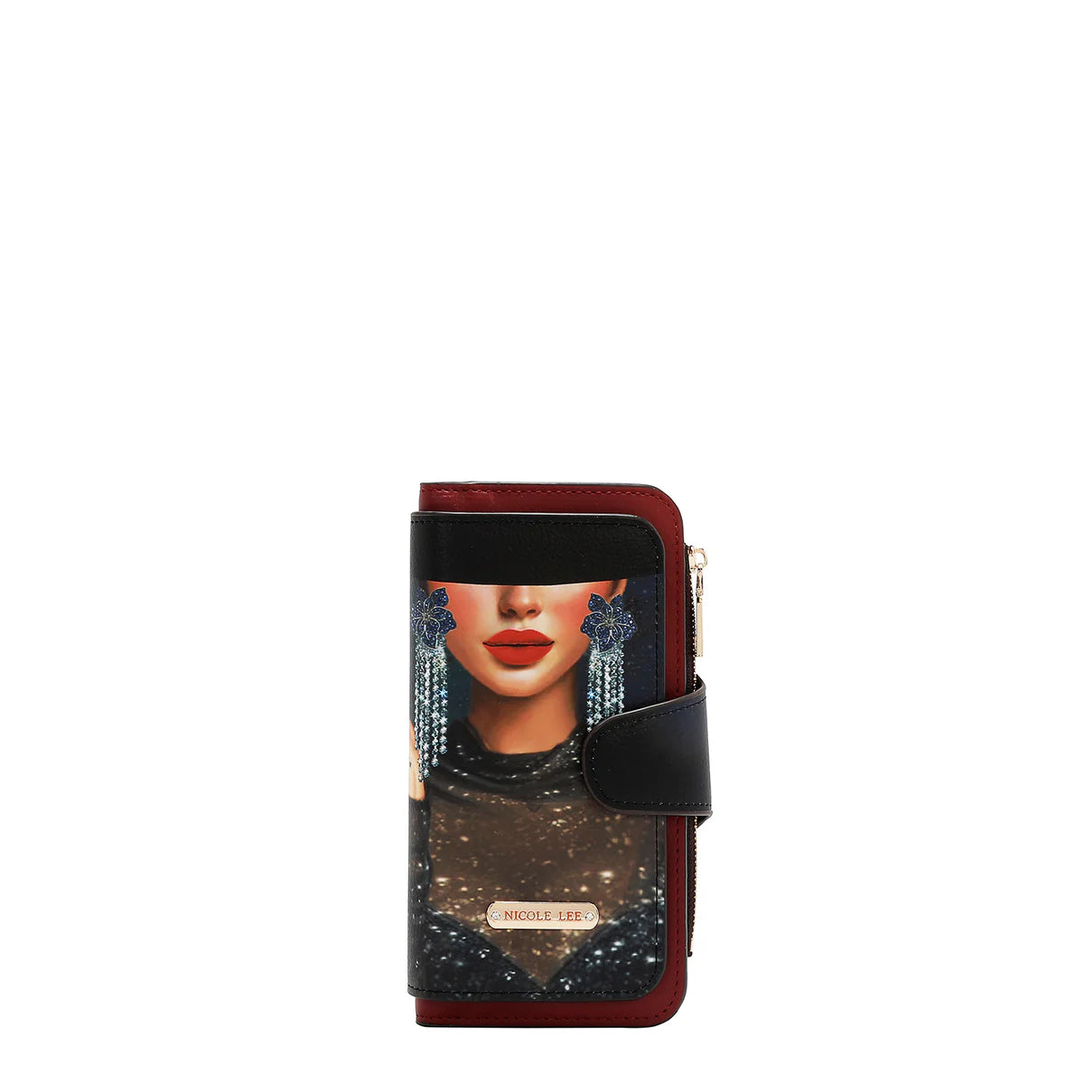 BIFOLD LAYERED WALLET - PRT7703 VIRTUAL FRIEND / THE QUEEN / MARTHA TRAVELS ITALY / VIOLET BLOSSOM . NAIL POLISH / SUN AND SAND / QUEEN CLEOPARTA / DREAM COMES TURE / SOFIA MONTANA / SAMANTHA LA BELLEZA /