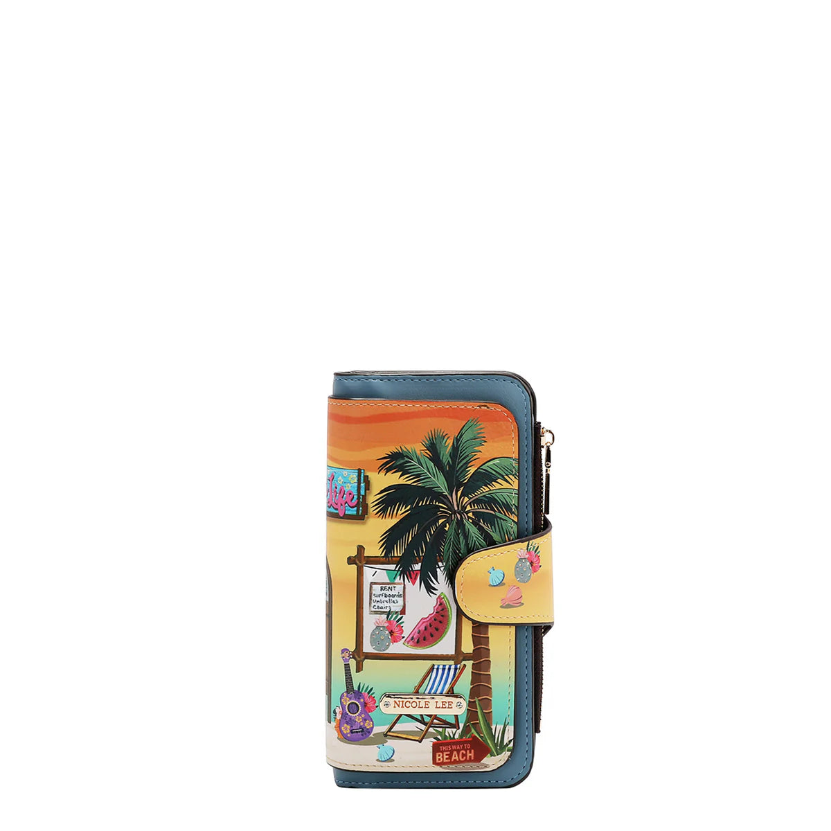 BIFOLD LAYERED WALLET - PRT7703 VIRTUAL FRIEND / THE QUEEN / MARTHA TRAVELS ITALY / VIOLET BLOSSOM . NAIL POLISH / SUN AND SAND / QUEEN CLEOPARTA / DREAM COMES TURE / SOFIA MONTANA / SAMANTHA LA BELLEZA /