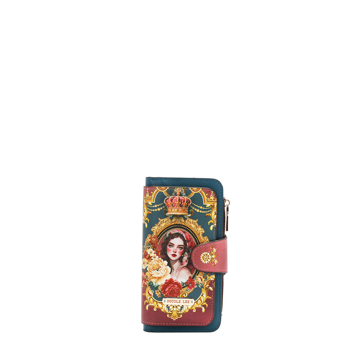 BIFOLD LAYERED WALLET - PRT7703 VIRTUAL FRIEND / THE QUEEN / MARTHA TRAVELS ITALY / VIOLET BLOSSOM . NAIL POLISH / SUN AND SAND / QUEEN CLEOPARTA / DREAM COMES TURE / SOFIA MONTANA / SAMANTHA LA BELLEZA /