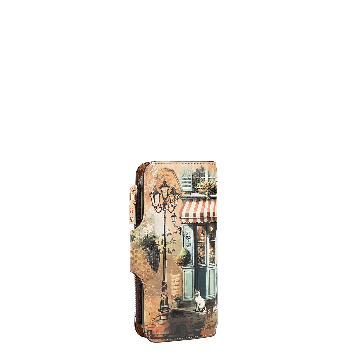 BIFOLD LAYERED WALLET - PRT7703 VIRTUAL FRIEND / THE QUEEN / MARTHA TRAVELS ITALY / VIOLET BLOSSOM . NAIL POLISH / SUN AND SAND / QUEEN CLEOPARTA / DREAM COMES TURE / SOFIA MONTANA / SAMANTHA LA BELLEZA /