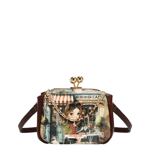KISS LOCK CROSSBODY MINI BAG - PRT7803 VIRTUAL FRIEND