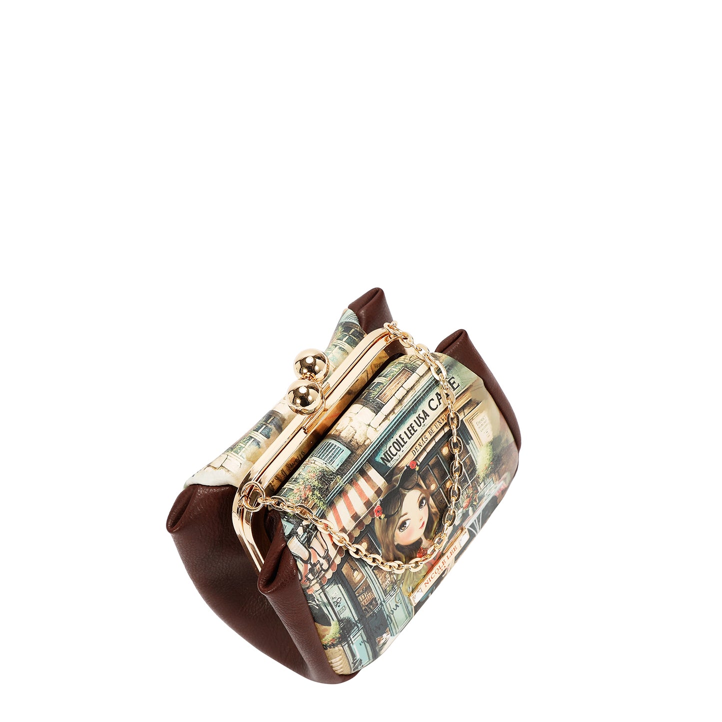KISS LOCK CROSSBODY MINI BAG - PRT7803 VIRTUAL FRIEND