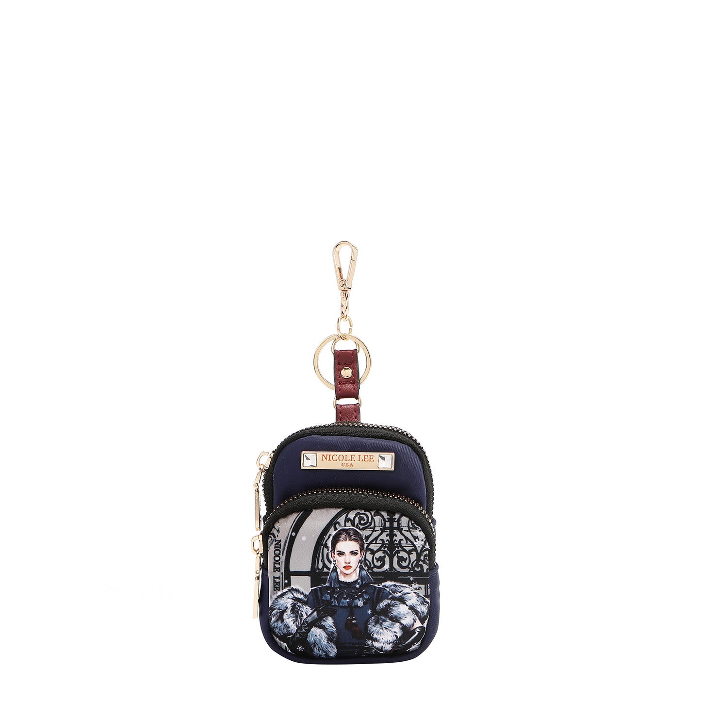 MANDY MINI BACKPACK KEYCHAIN - PRT7811 EMOTION / VIRTUAL FRIEND / BEST SMILE / MODA SNOWFLAKE / SAMANTHA LA BELLEZA / DREAM COMES TURE / QUEEN CLOPATRA / SUN AND SAND / NAIL POLISH / VIOLET BLOSSOM / MARTHA TRAVEL ITALY