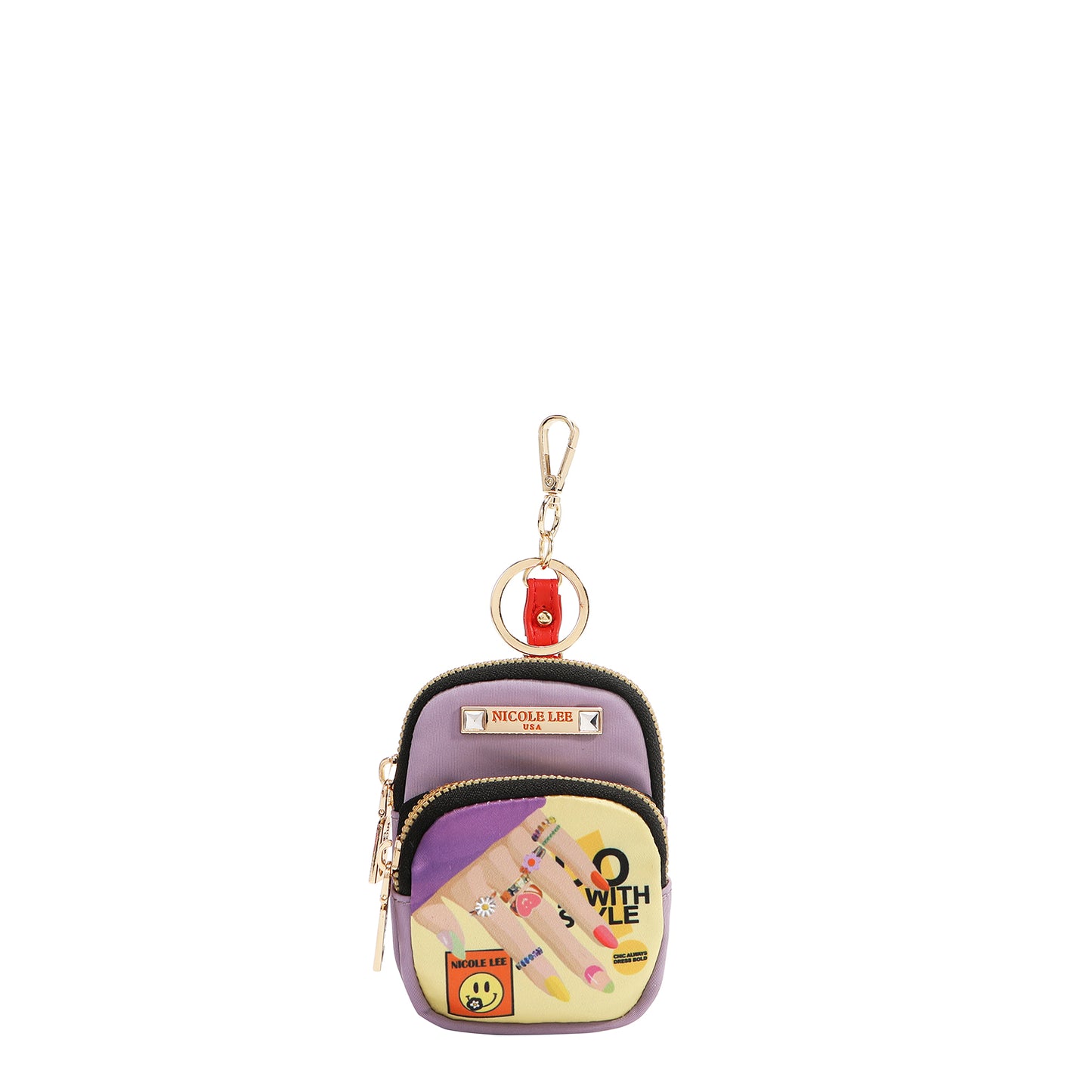 MANDY MINI BACKPACK KEYCHAIN - PRT7811 EMOTION / VIRTUAL FRIEND / BEST SMILE / MODA SNOWFLAKE / SAMANTHA LA BELLEZA / DREAM COMES TURE / QUEEN CLOPATRA / SUN AND SAND / NAIL POLISH / VIOLET BLOSSOM / MARTHA TRAVEL ITALY