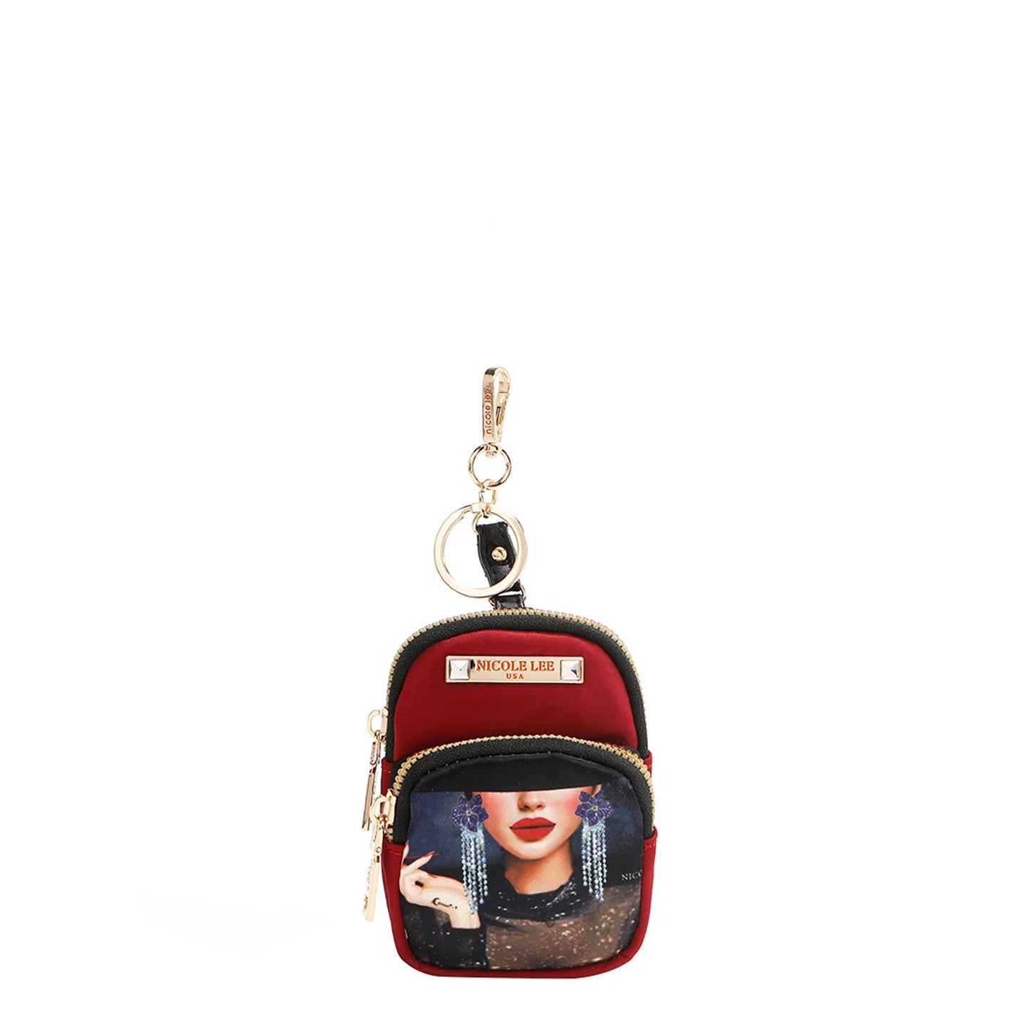 MANDY MINI BACKPACK KEYCHAIN - PRT7811 EMOTION / VIRTUAL FRIEND / BEST SMILE / MODA SNOWFLAKE / SAMANTHA LA BELLEZA / DREAM COMES TURE / QUEEN CLOPATRA / SUN AND SAND / NAIL POLISH / VIOLET BLOSSOM / MARTHA TRAVEL ITALY
