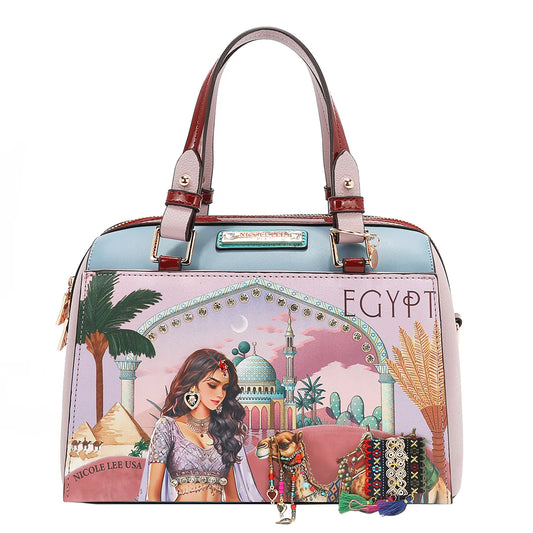 QUEEN CLEOPATRA BOSTON BAG - QC17271 QUEEN CLEOPATRA