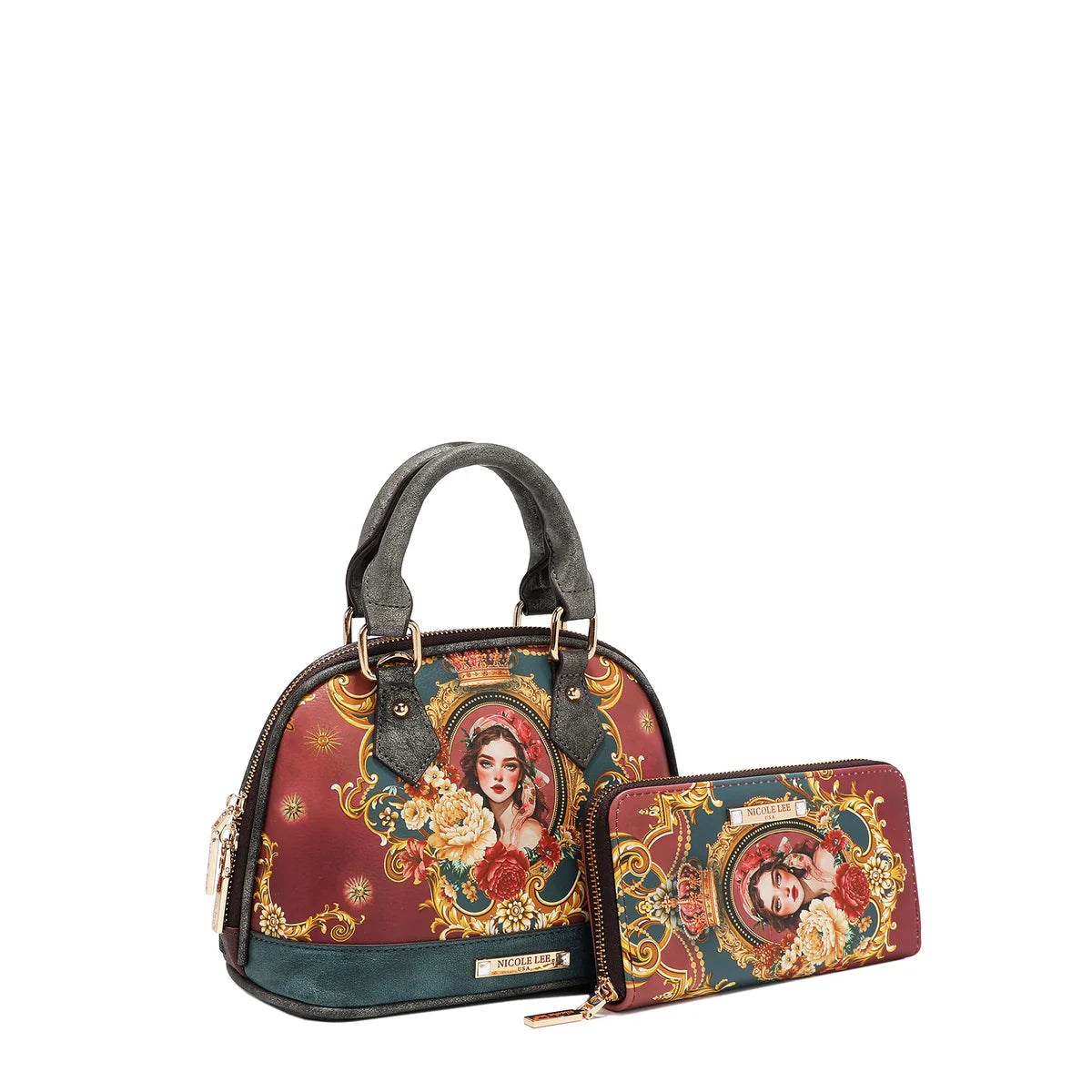 THE QUEEN 3 PIECE SET (Handbag, Crossbody, Wallet) - SET17117 THE QUEEN