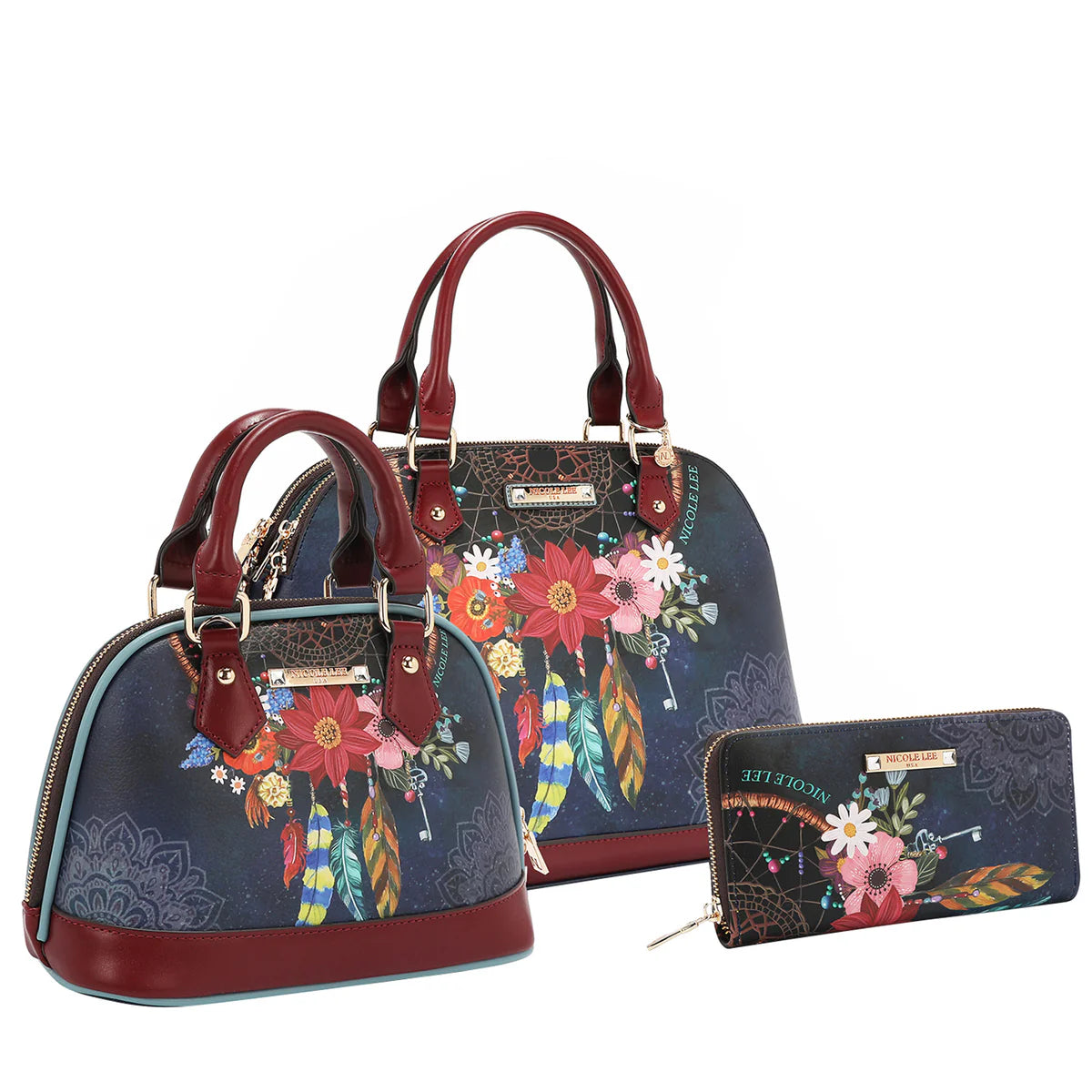 DREAM COMES TRUE 3 PIECE SET (HANDBAG, CROSSBODY, WALLET) - SET17295 DREAM COMES TRUE