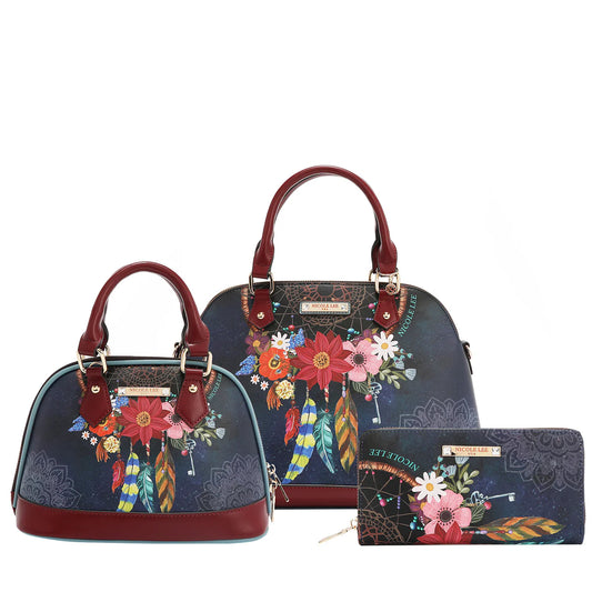 DREAM COMES TRUE 3 PIECE SET (HANDBAG, CROSSBODY, WALLET) - SET17295 DREAM COMES TRUE