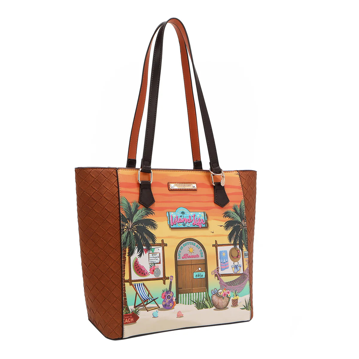 SUN AND SAND 3 PIECE SET (Handbag, Crossbody, Wallet) - SET17297 SUN AND SAND