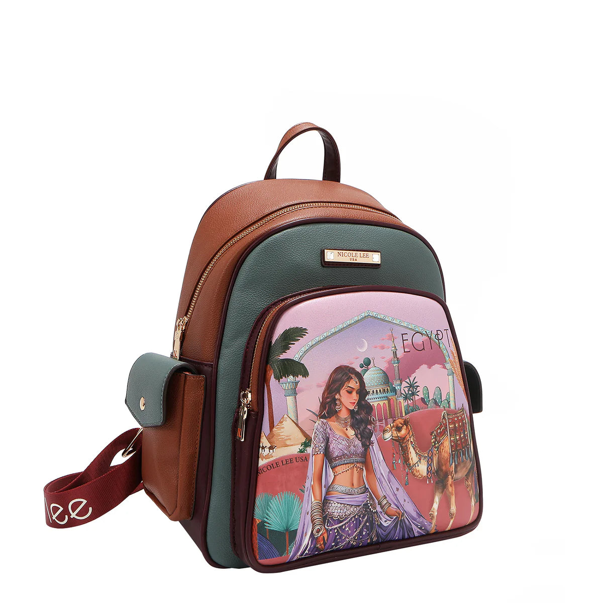 QUEEN CLEOPATRA 3 PIECE SET (BACKPACK, CROSSBODY, WALLET) - SET17298 QUEEN CLEOPATRA