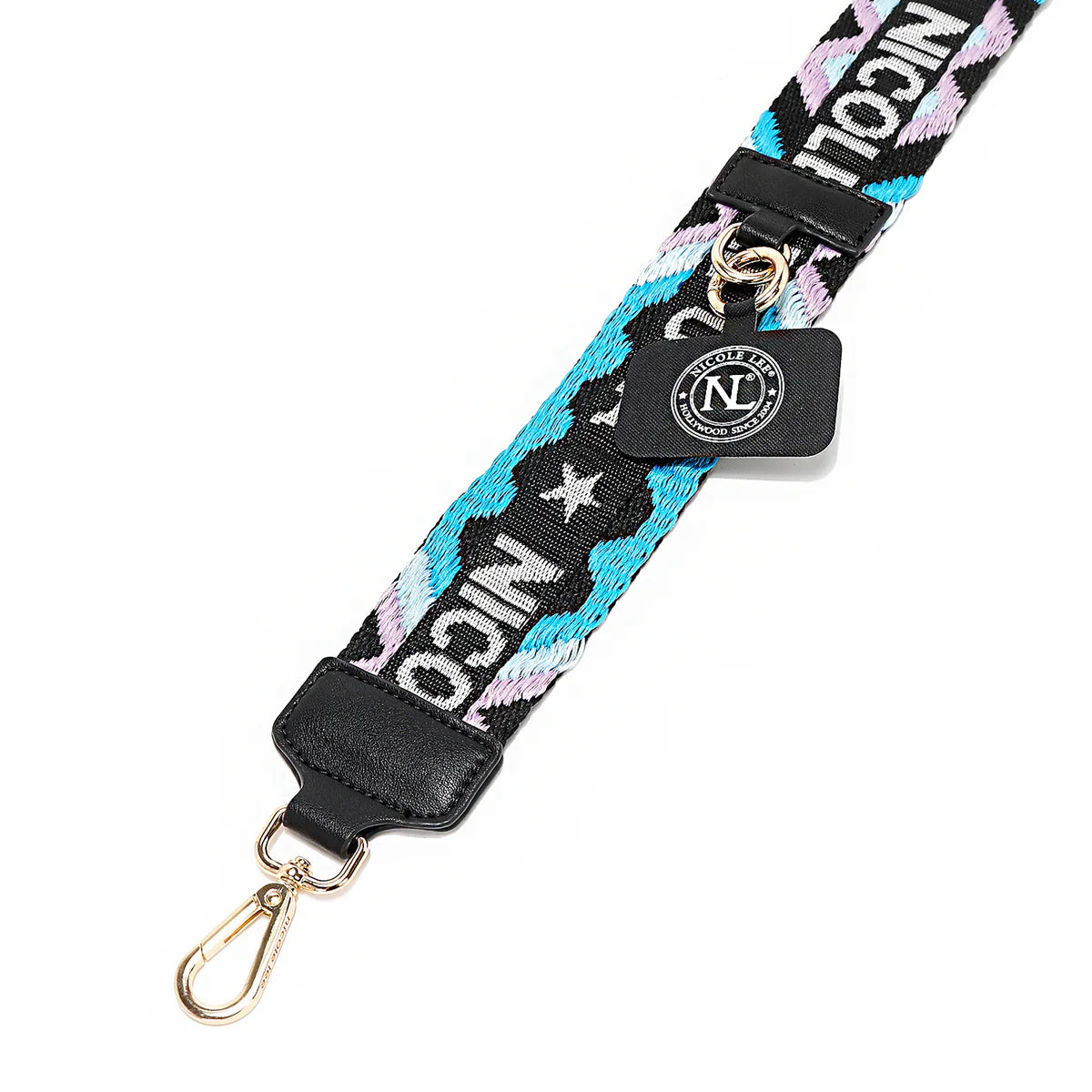 SIENNA MULTI-USE PHONE STRAP - SHD7815 BLUE / BROWN