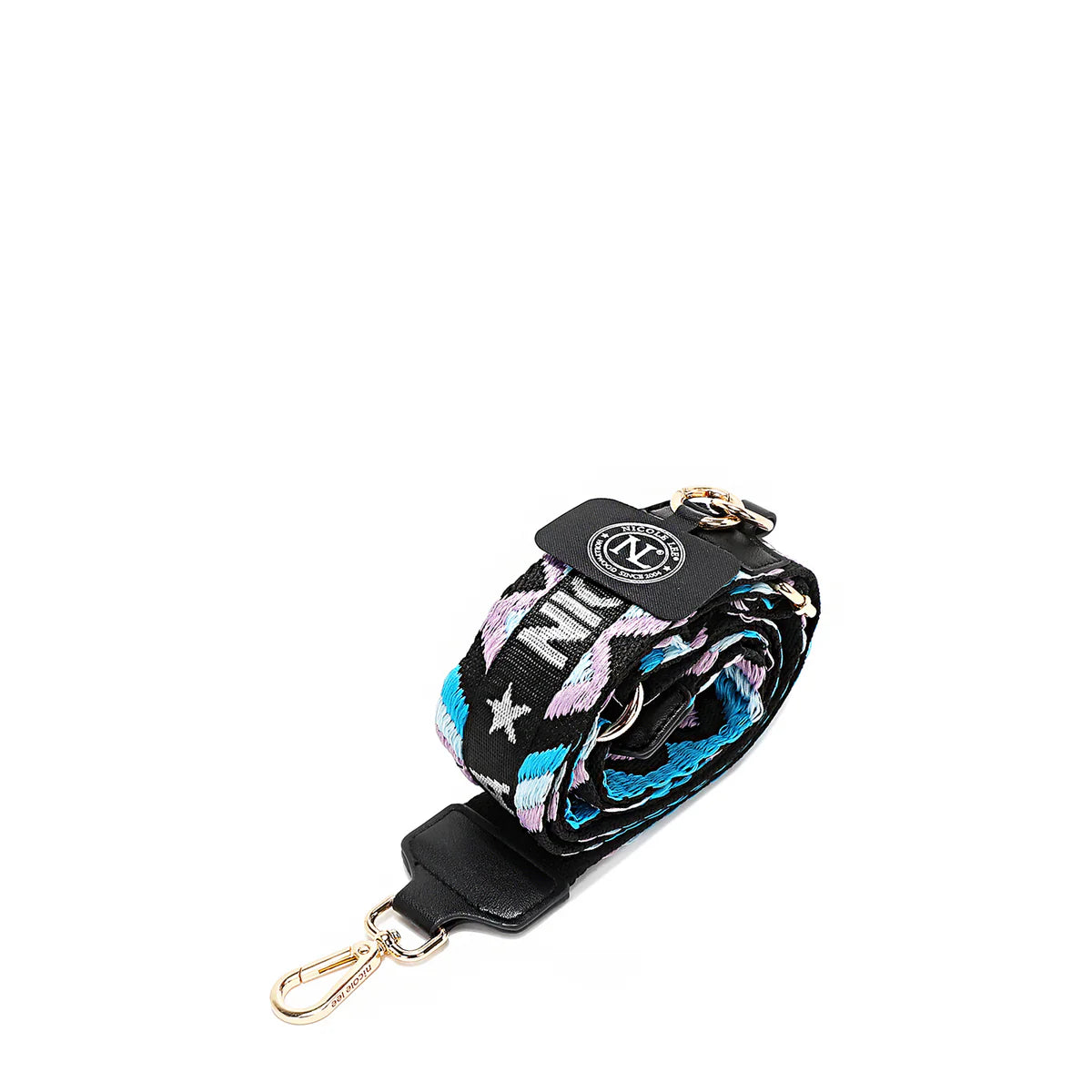 SIENNA MULTI-USE PHONE STRAP - SHD7815 BLUE / BROWN