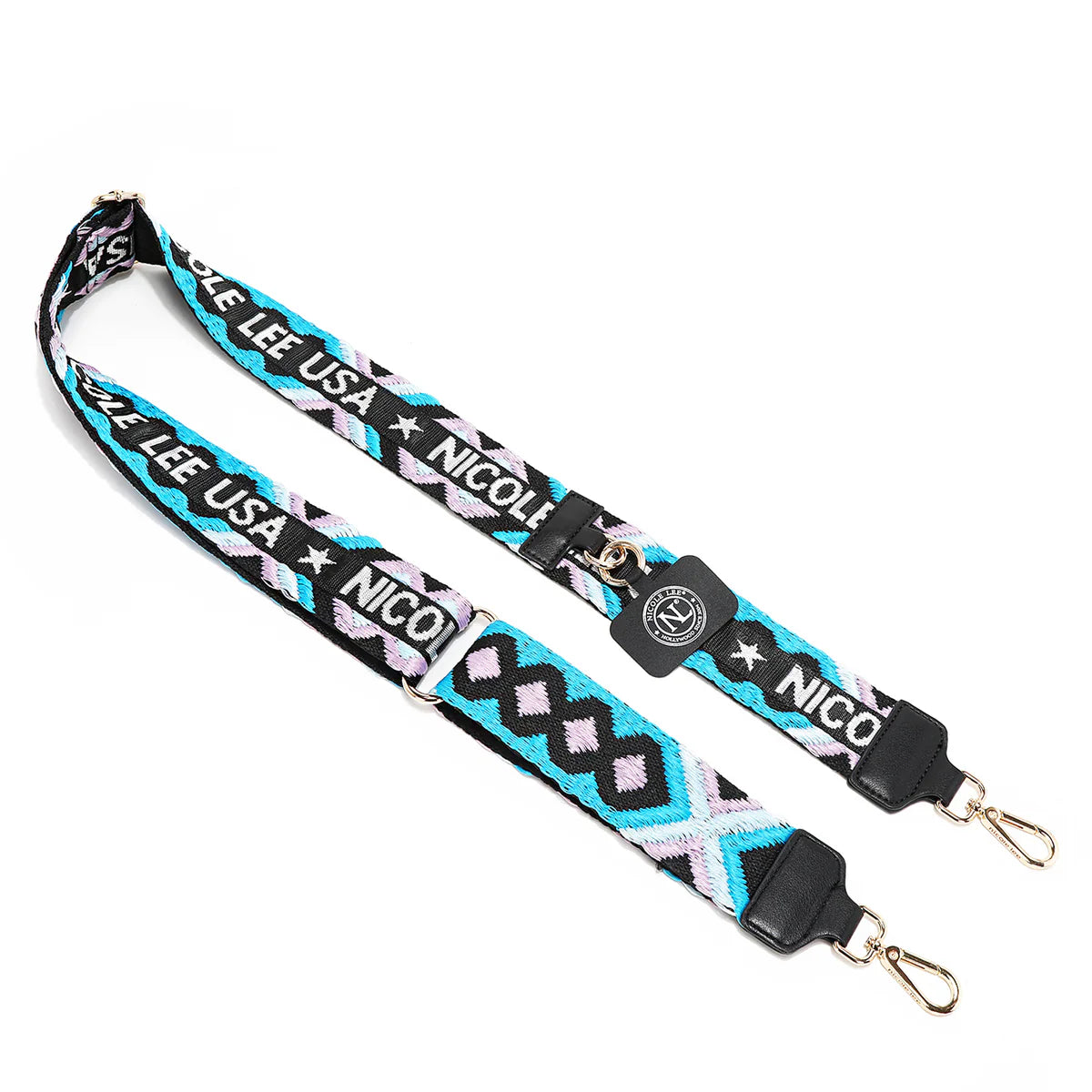 SIENNA MULTI-USE PHONE STRAP - SHD7815 BLUE / BROWN