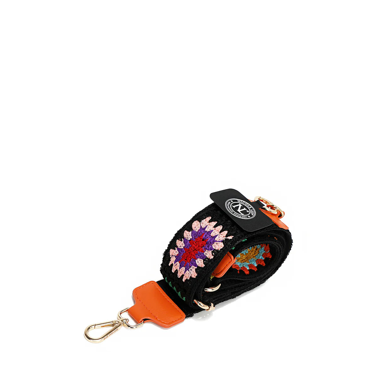 CALI CROCHET MULTI-USE PHONE STRAP - SHD7821 BLACK