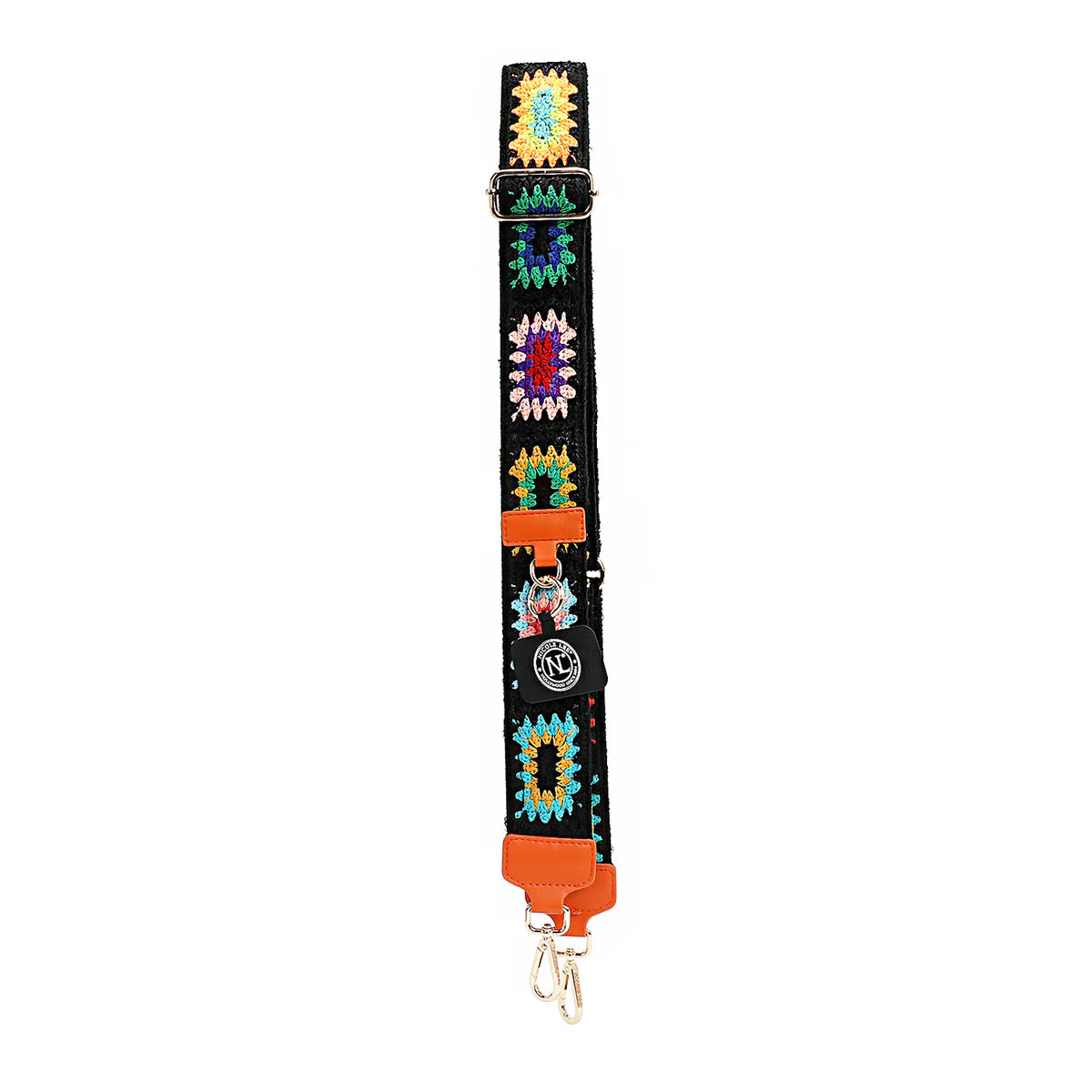 CALI CROCHET MULTI-USE PHONE STRAP - SHD7821 BLACK