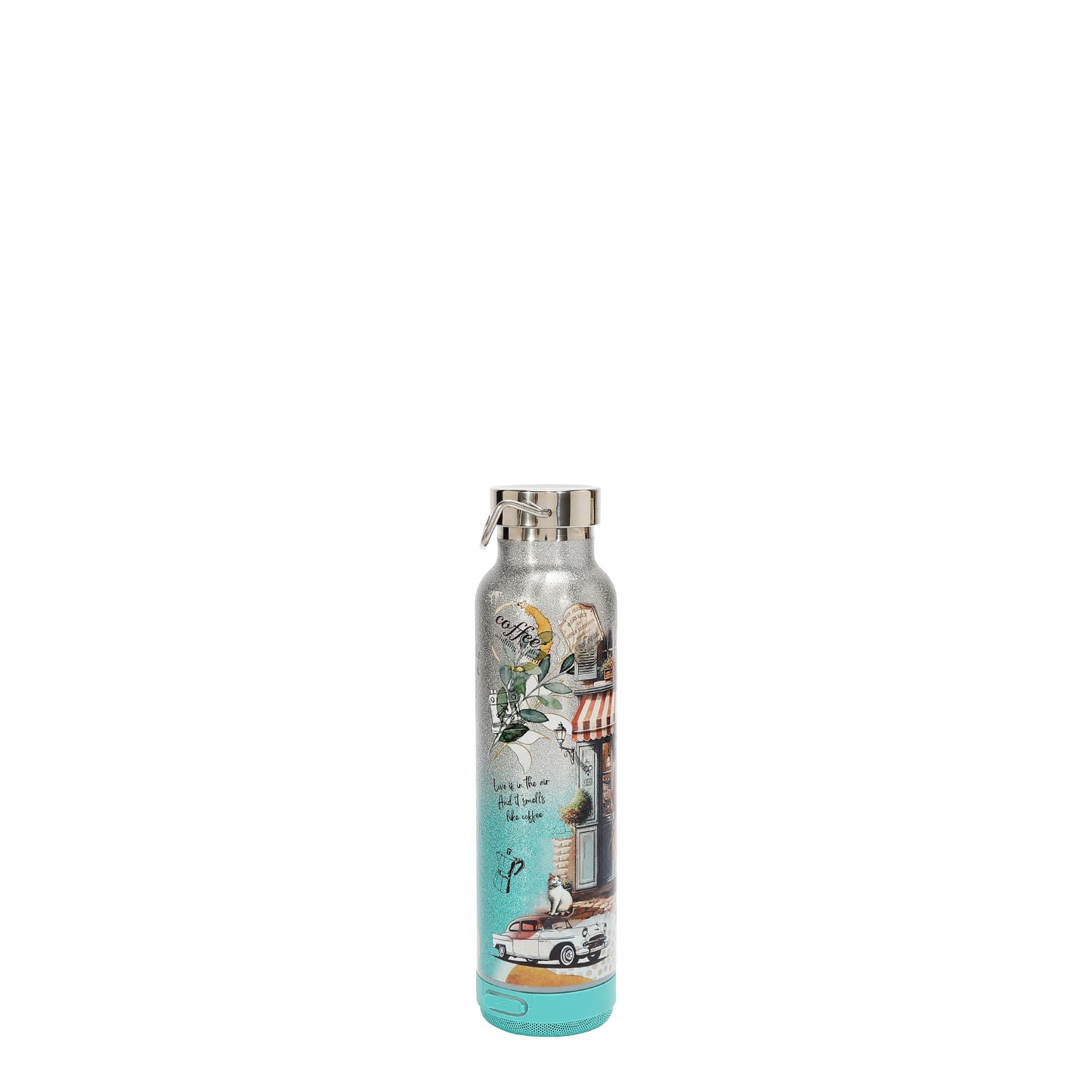 TUMBLER WITH BLUETOOTH SPEAKER - T7824 VIRTUAL FRIEND