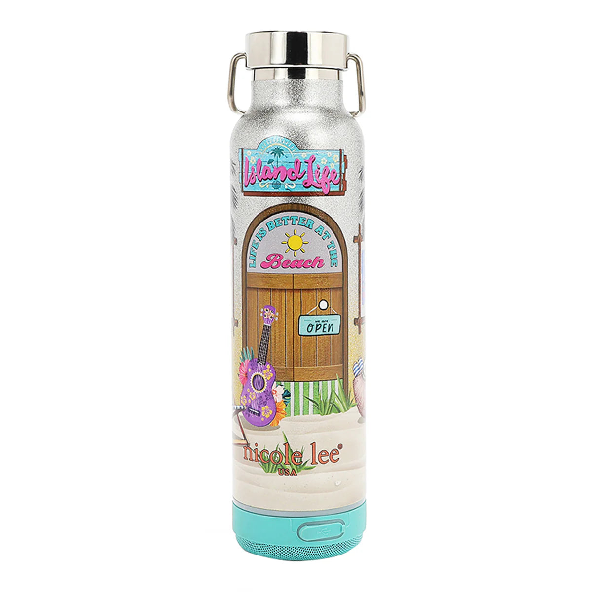 TUMBLER WITH BLUETOOTH SPEAKER - T7824 MARTHA TRAVELS ITALY / VIOLET BLOSSOM / DREAMS BLOSSOM / NAIAL POLISH / SUN AND SAND / QUEEN CLEOPATRA / DREAM COMES TRUE / VIRTUAL FRIEND