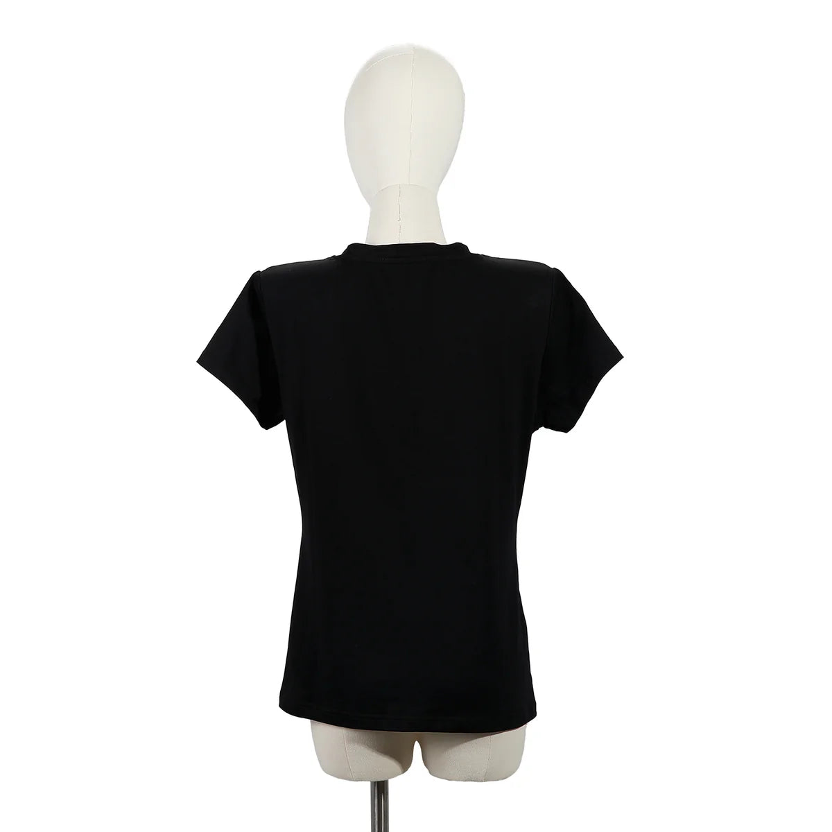 FASHION V-NECK SHIRT - TOP7840 MARTHA TRAVELS WH / BK / NAIL POLSH WH/ BK / SUN AND SAND WH / BK / QUEEN CLEOPATRA WH / BK