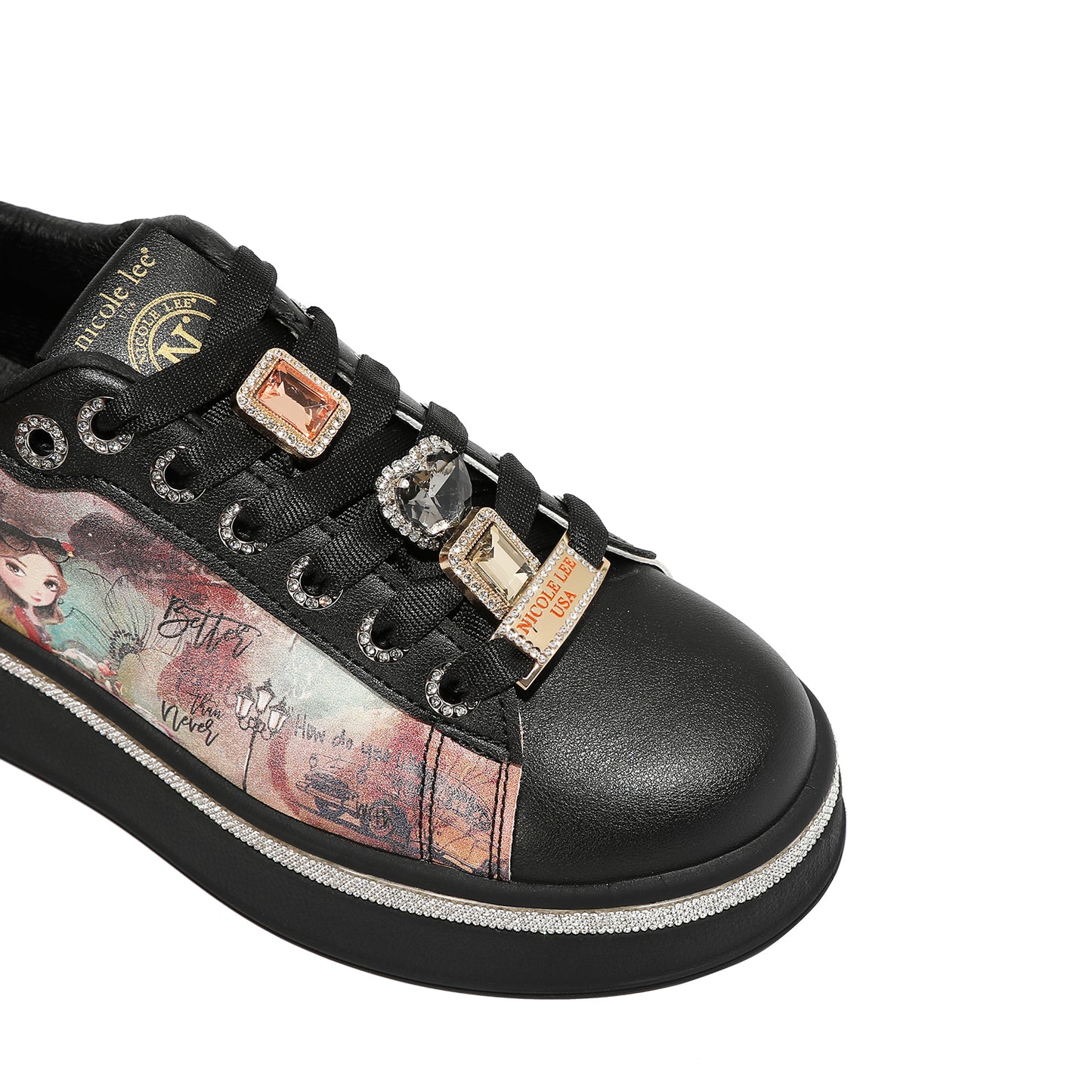 FASHION BLING STONE SNEAKERS - TS23105 VIRTUAL FRIEND